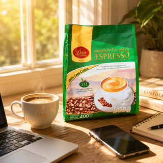Cà Phê Sữa Hòa Tan - Dao Coffee 3in1 cà phê Lào dành cho người say cà phê