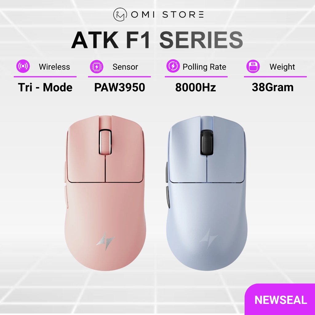 Chuột Gaming Không Dây ATK Blazing Sky F1 V2 UltraMax / F1 V2 Ultimate / F1 V2 Extreme - BH12T
