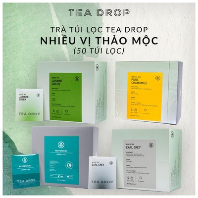 Trà túi lọc Tea Drop Úc – Trà túi lọc cao cấp nhiều vị thảo mộc | Thưởng thức trà thư giãn, healthy