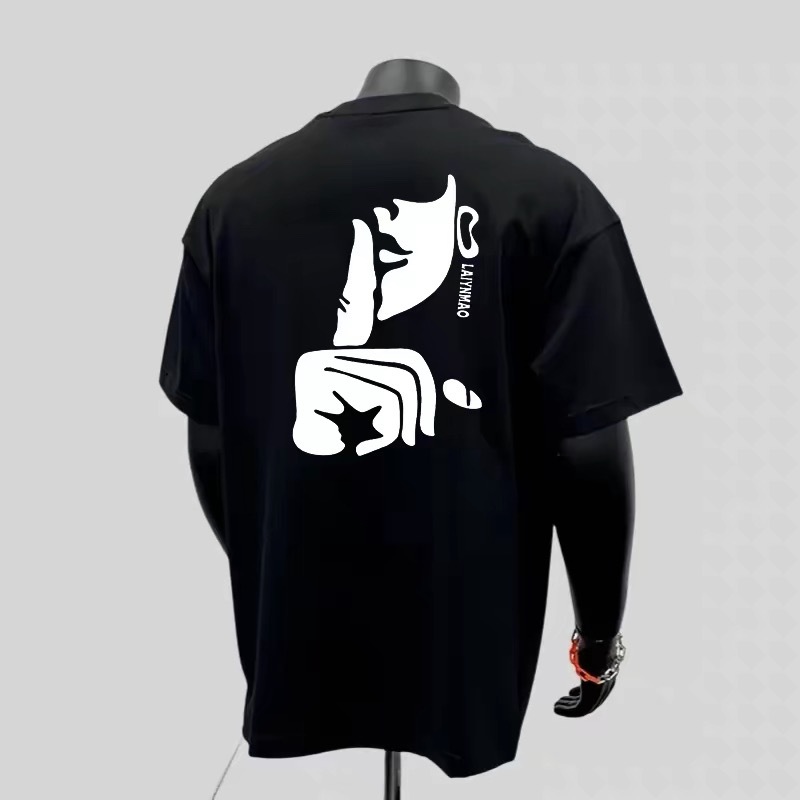 [Deal Mở Bán] Áo Thun Cotton In Hình Hoạt Tiết Thám Tử - Dễ Phối Đồ - Hai Màu Đen Trắng. DT920