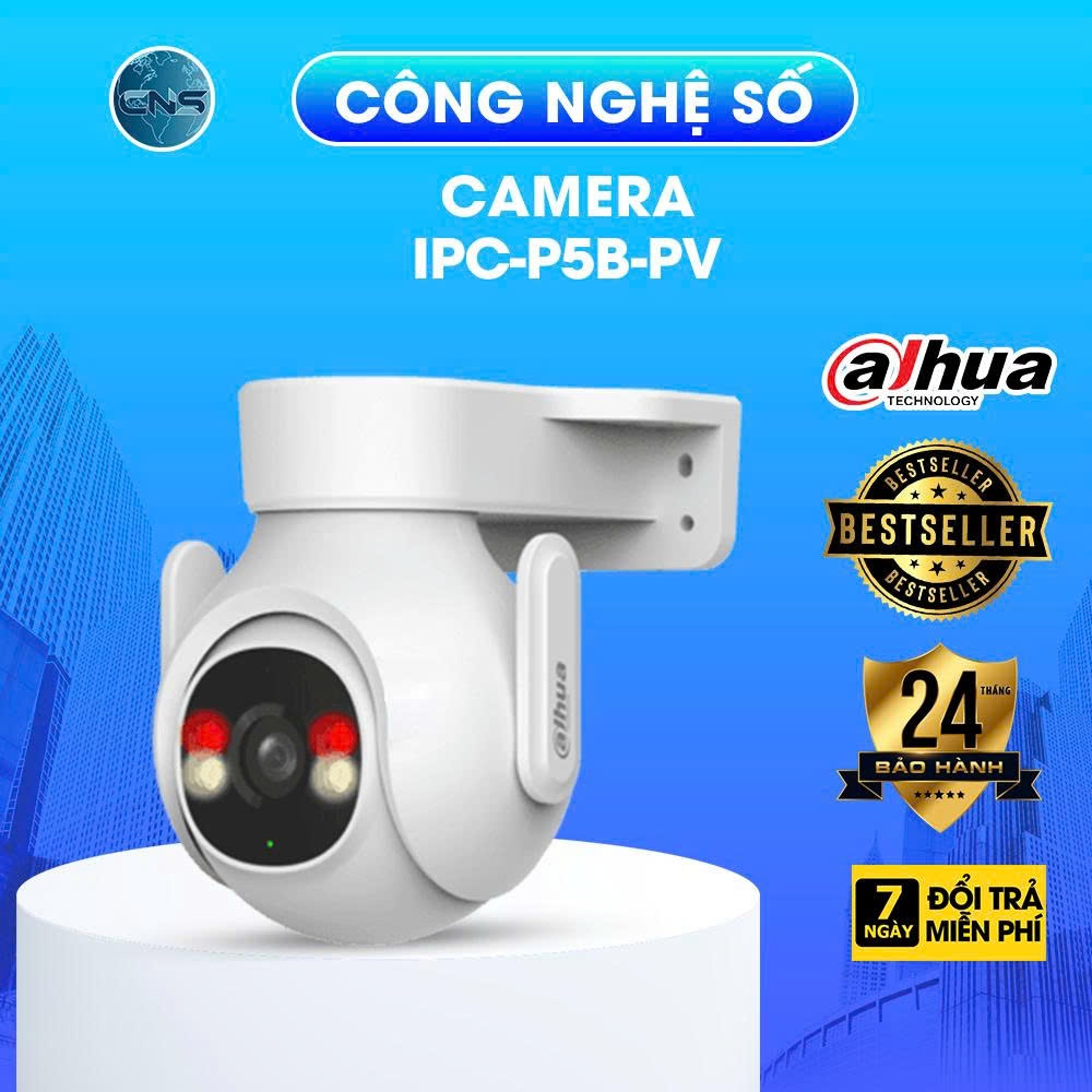 Camera Wifi Dahua P5B-PV 5MP | PICOO B1 Ngoài Trời Chống Nước | Chính Hãng Bảo Hành 2 Năm