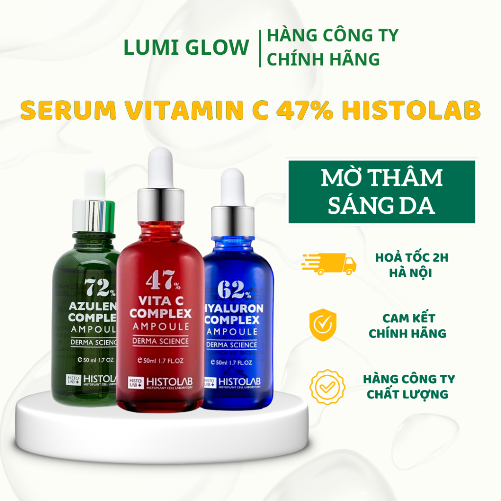 Tinh Chất Histolab Serum Vitamin C Histolab 47% Vita C Complex Mờ Thâm Sáng Da Chính Hãng