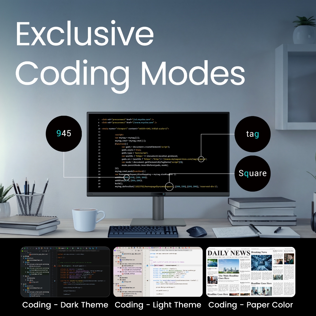 BenQ RD270Q_ Màn hình lập trình IPS 27", độ phân giải 2K, tần số quét 144Hz, Coding Mode bảo vệ mắt | BigBuy360 - bigbuy360.vn