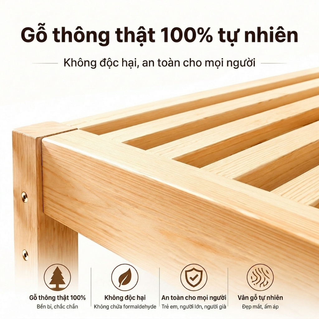 ALVIN Giường ngủ gỗ giường gấp gọn thông minh Có thể thu gọn  Gỗ thân thiện với môi trường  Chống ẩm  Chống gỉ | BigBuy360 - bigbuy360.vn