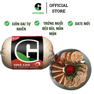 Chả lụa bì trứng muối G Kitchen 200g/500g [Giao nội thành]
