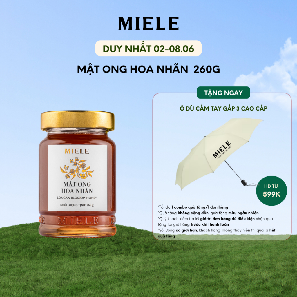 Mật Ong Hoa Nhãn Miele 260g