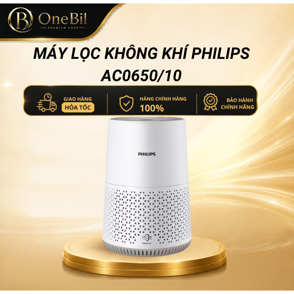 Máy lọc không khí Philips AC0650/10 - Bảo Hành Chính Hãng 24 Tháng