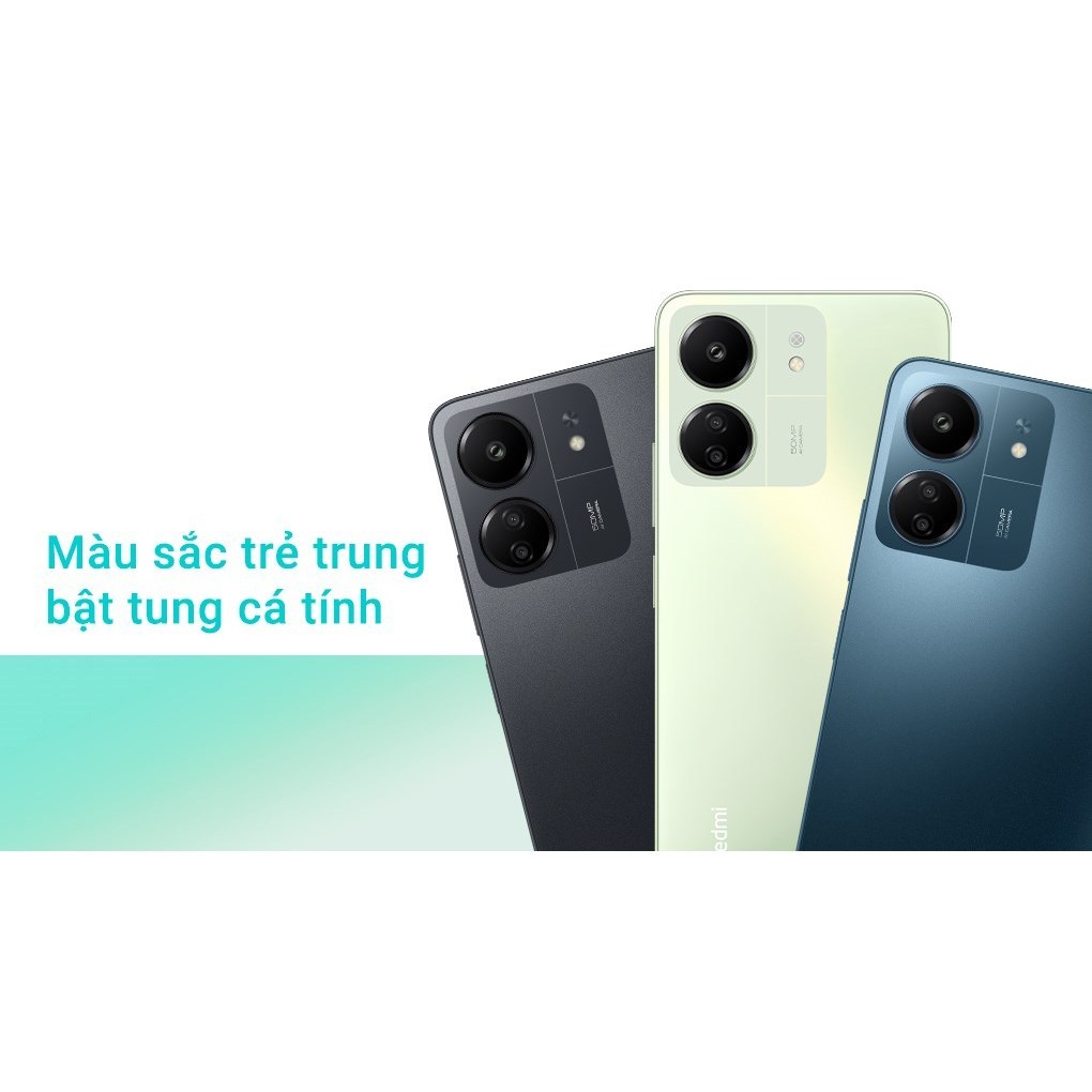 Điện thoại Xiaomi Redmi 13C Ram 8GB bộ nhớ 256GB máy zin đẹp qua sự dụng còn mới 98 - 99% full chức 