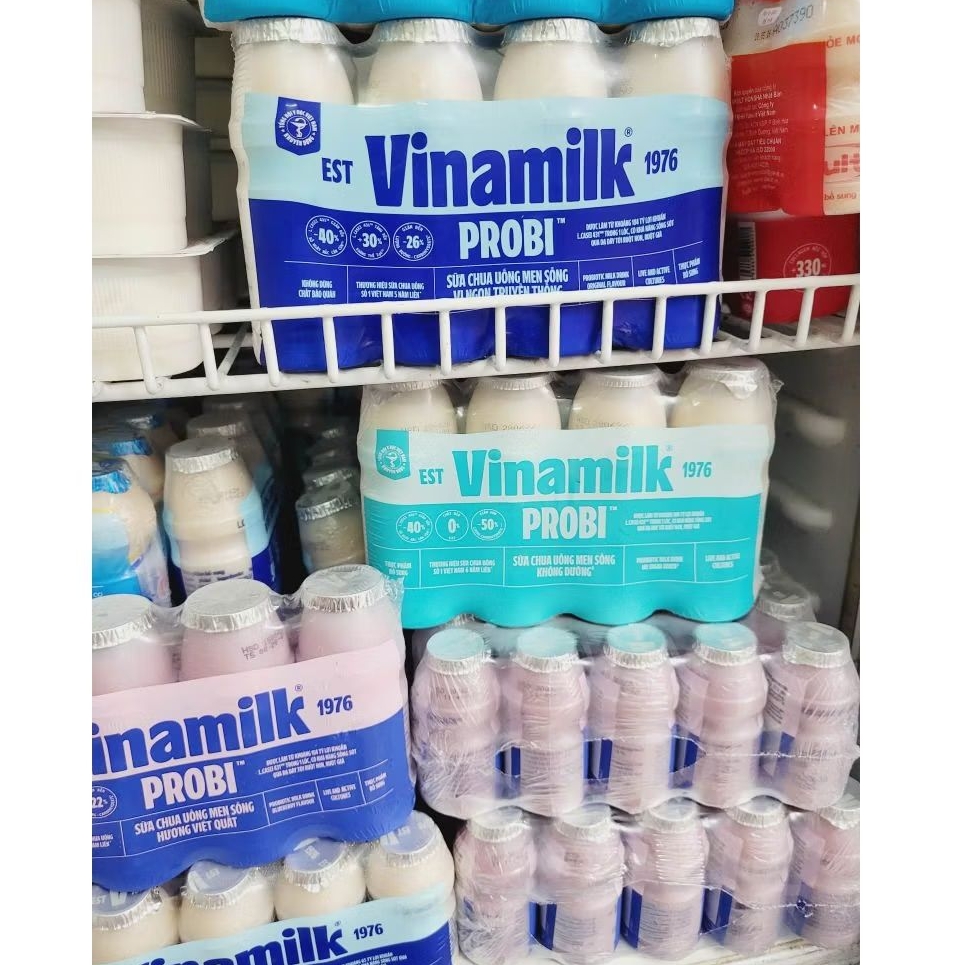 combo 6 lốc sữa chua uống men sống Probi Vinamilk