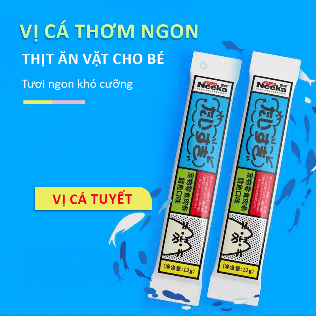 [Hỏa Tốc] Combo 300 Thanh Súp Thưởng Neeka Cho Mèo Mọi Lứa Tuổi - Date Mới Siêu Tiết Kiệm