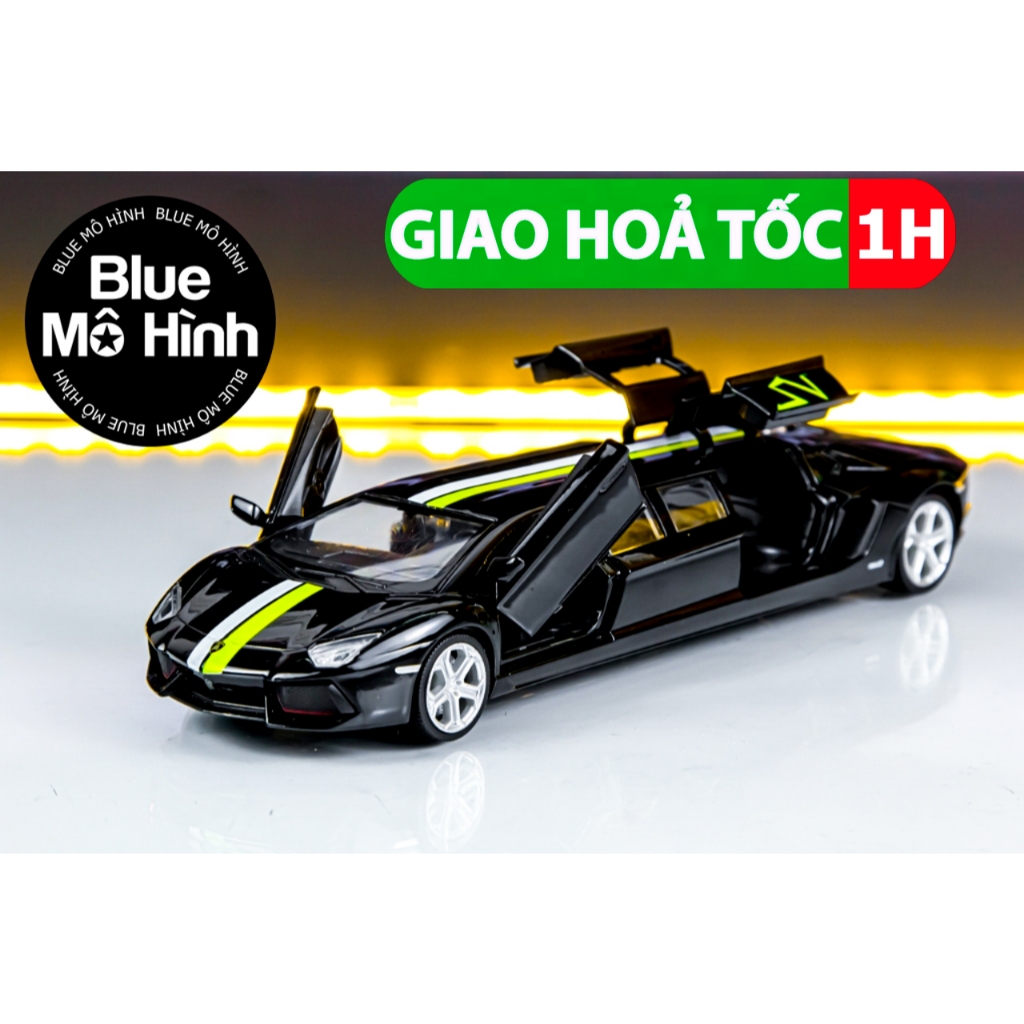 Xe mô hình Limousine Aventador 1:32