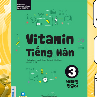 Sách - Vitamin Tiếng Hàn 3 - MCs( đọc hiểu, nghe nói, đọc tiếng, ngôn ngữ) mcs