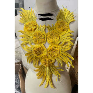 CỔ  REN THÊU CHỈ LỤA MỀN  MỊN   ( SHOP ĐI ĐƠN TỪ 50k )
