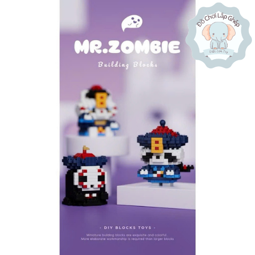 [ Mr.Zoombie ] Bộ Đồ Chơi 8 Món 3D Nhân Vật Hoạt Hình Zoombie, Đồ Chơi Trang Trí Mini Dễ Thương l Đứ