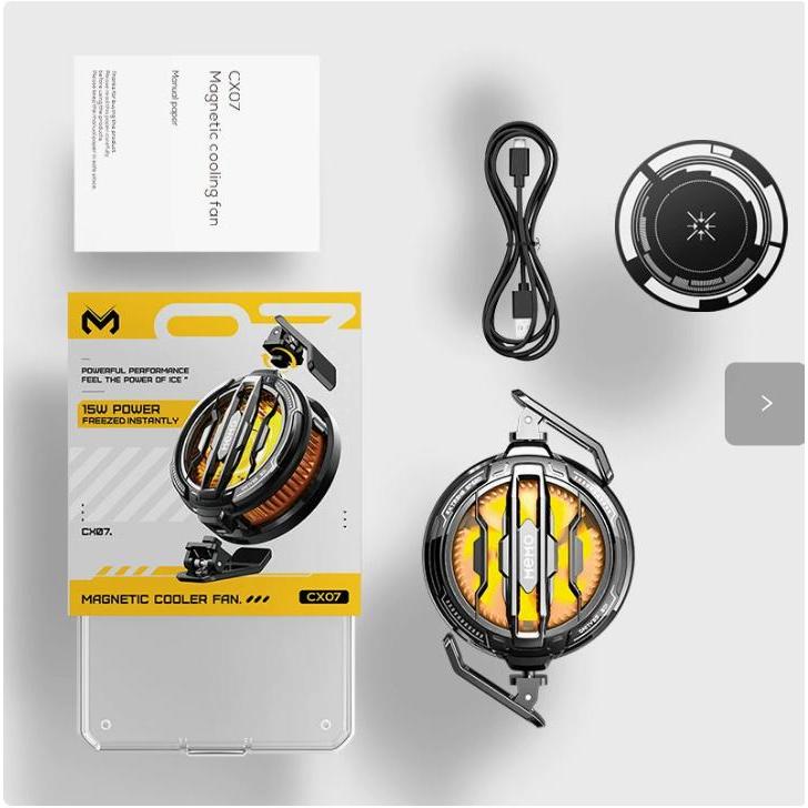 ￼Quạt tản nhiệt điện thoại sò lạnh MEMO CX07/CX20/CX21 thế hệ mới làm lạnh đóng băng hỗ trợ tăng fps