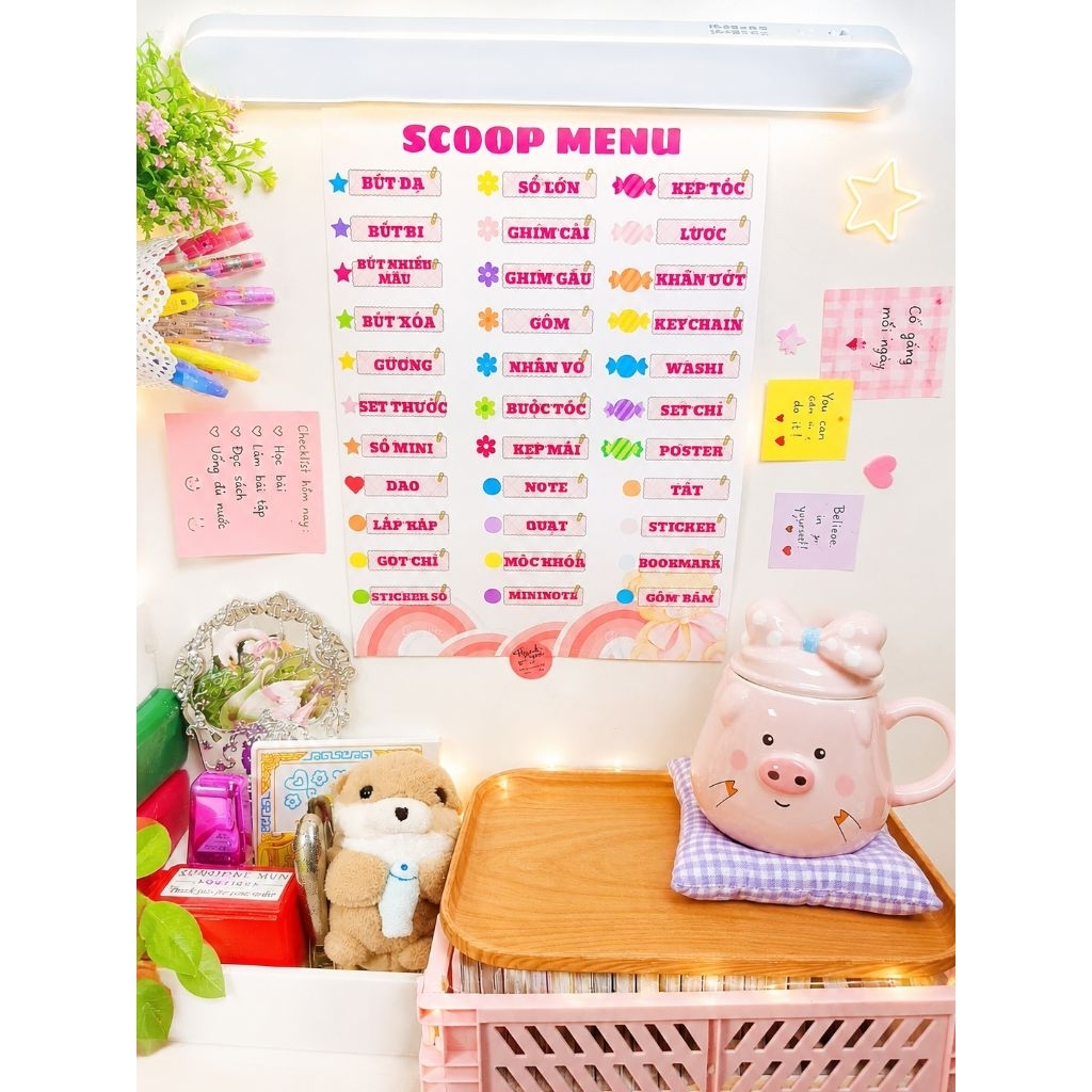 Scoop order , chơi là lời , nhận ngay 12~40 món quà siêu cute đáng yêu
