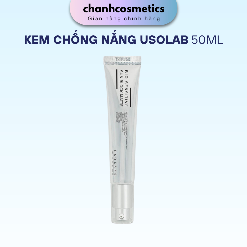 Kem chống nắng cho da dầu mụn Usolab Bio Sensitive Sunblock Matte CHANH COSMETICS