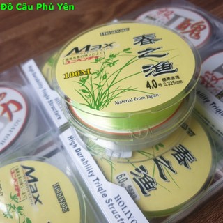 Cước nhập khẩu Max Nylon Line sản xuất theo tiêu chuẩn Nhật Mẫu Mới 2026