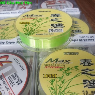 Cước nhập khẩu Max Nylon Line sản xuất theo tiêu chuẩn Nhật Mẫu Mới 2026