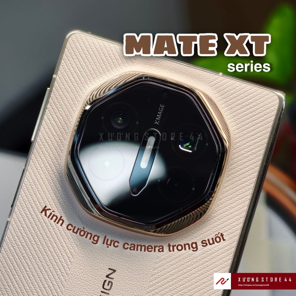 Kính cường lực camera Huawei Mate XTS XTs trong suốt (chất liệu kính) vác cạnh 3D -