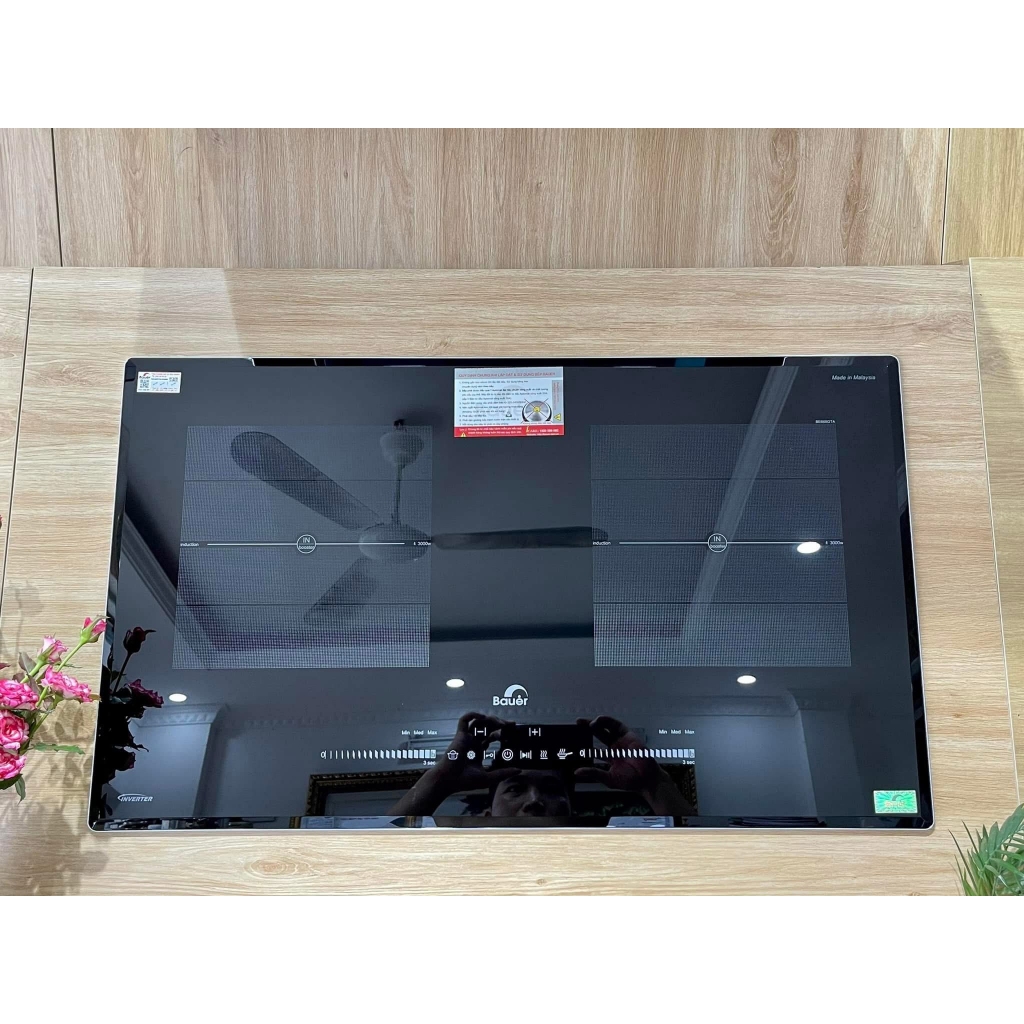 Bếp từ đôi BAUER 668GTA | Nhập khẩu Malaysia | Bảo hành 3 năm | Bếp từ inverter
