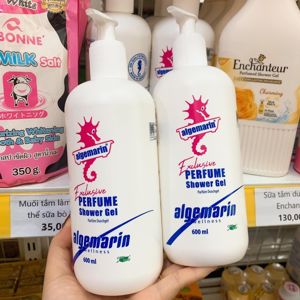 Sữa Tắm Cá Ngựa Algemarin Exclusive Perfume Shower Gel 600ml.