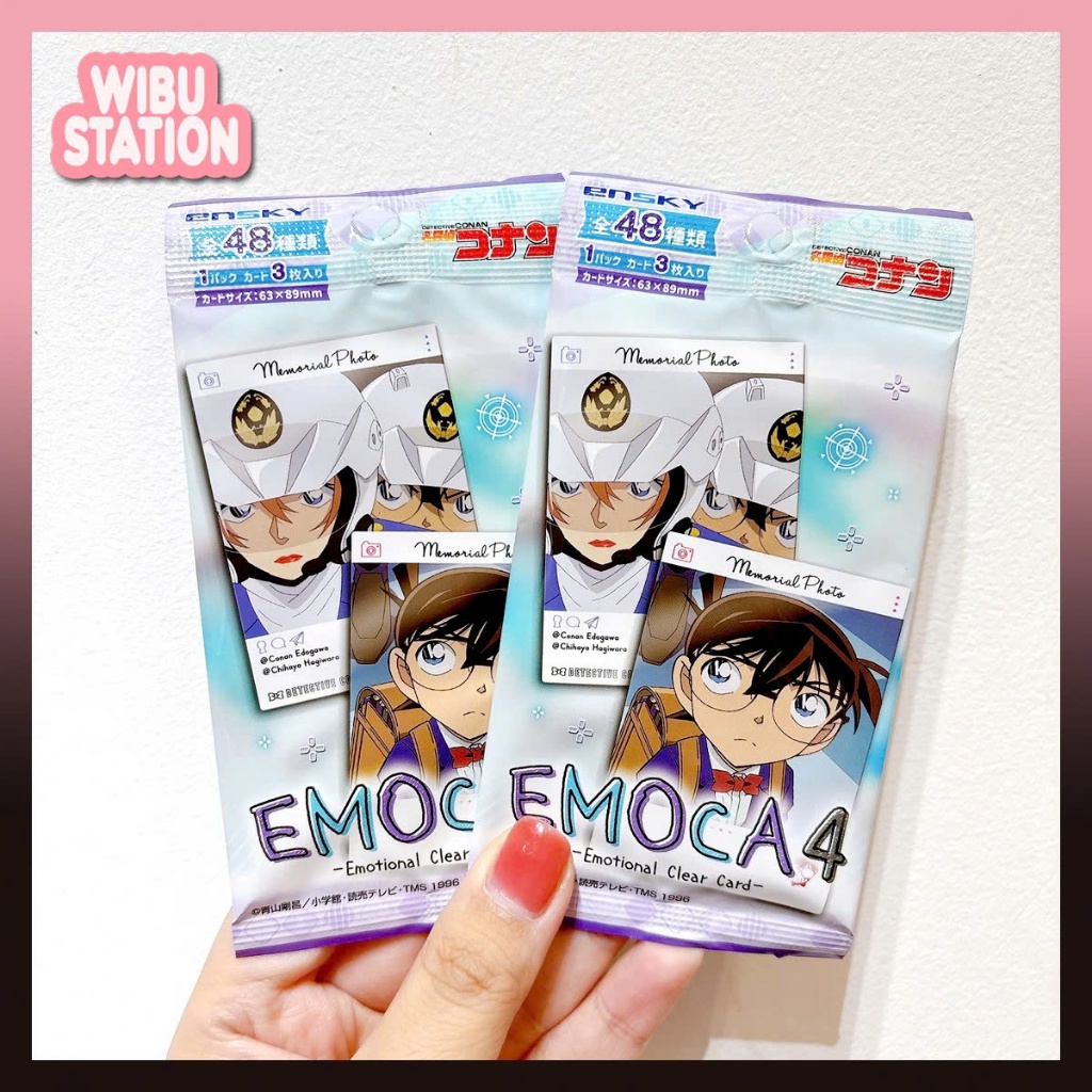 [WibuStation] Thẻ card nhân phẩm EMOCA Detective Conan Vol 4