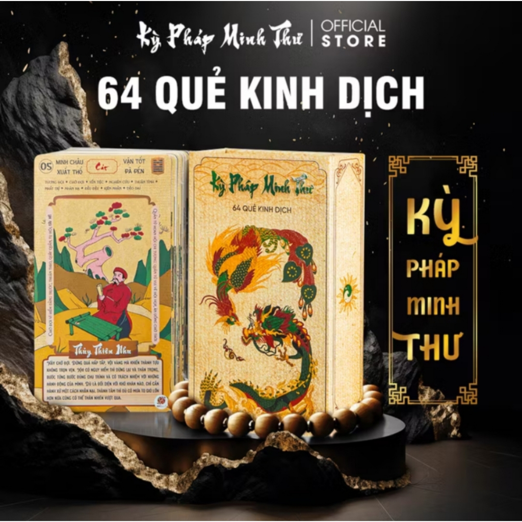 Bộ Bài Oracle Kỳ Pháp Minh Thư – 64 Quẻ Kinh Dịch | Hướng Dẫn Chiêm Nghiệm, Khám Phá Bản Thân