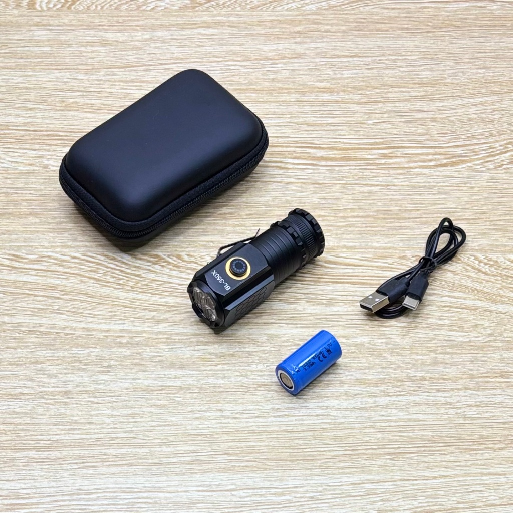 Đèn pin mini siêu sáng BL-350X vỏ nhôm chống nước IPX7
