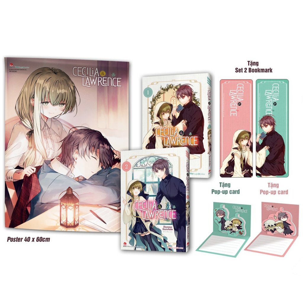 Sách - Cecilia & Lawrence - Tập 1 + Tập 2 (Bộ 2 Tập) - Tặng Kèm Poster