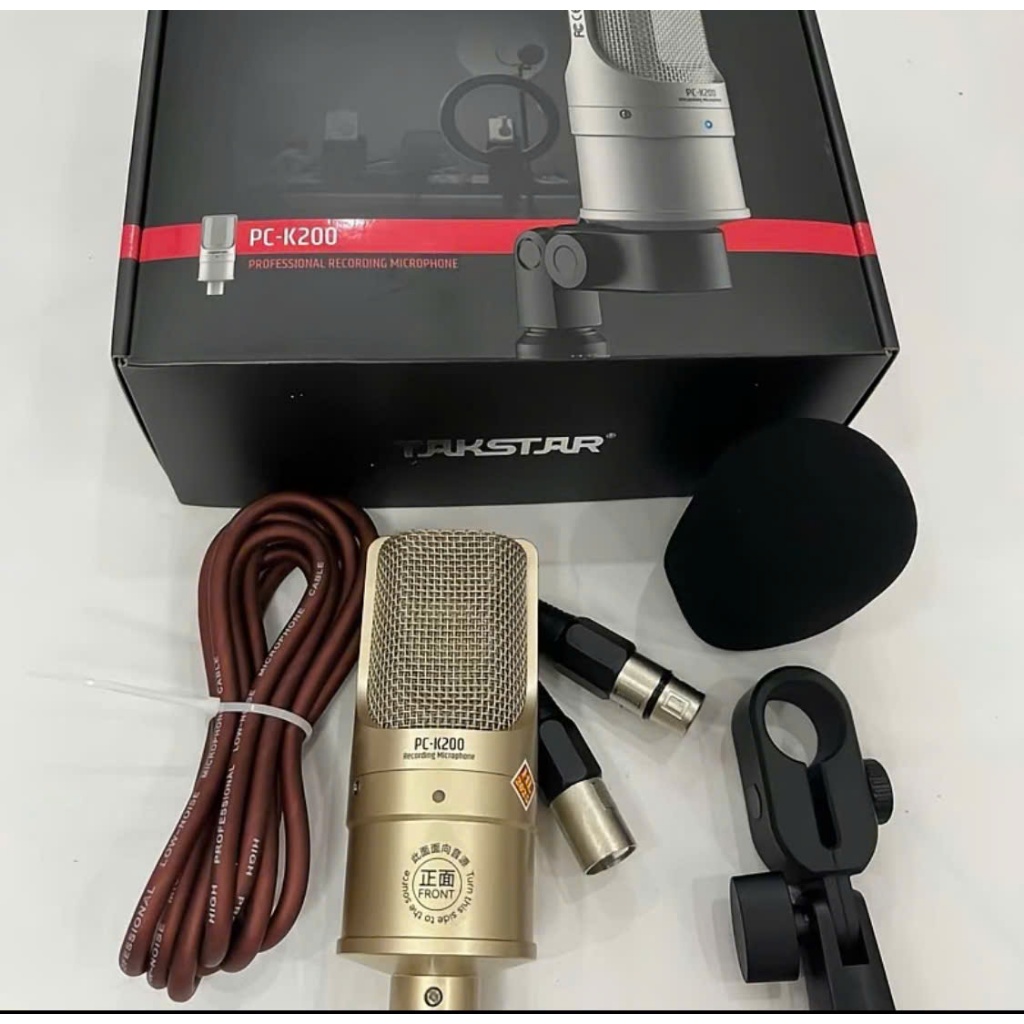 Micro thu âm Takstar PC-K200, mic thu âm pc k200 chính hãng