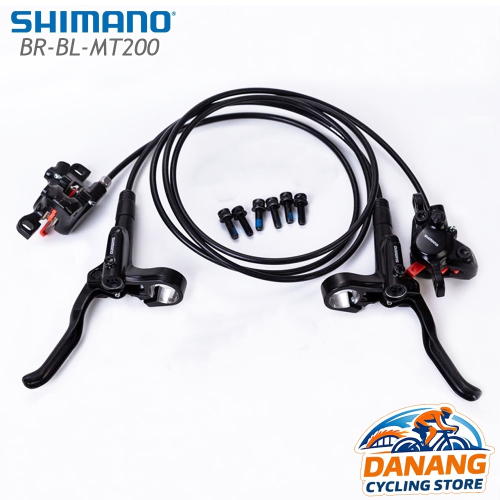 Combo Tay Phanh Dầu + Cụm Phanh Đĩa Thủy Lực SHIMANO BR MT200– Chính Hãng, Không Hộp