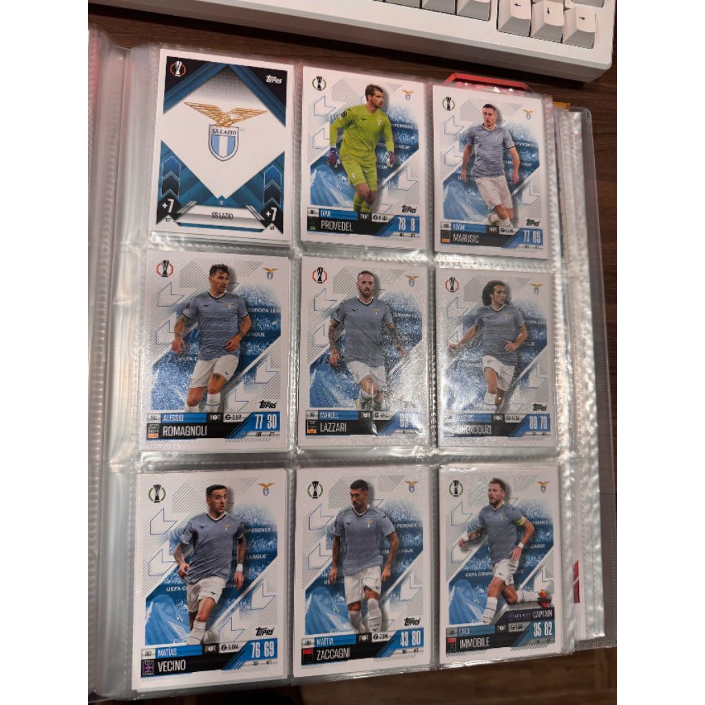 Thẻ cầu thủ match attax ucl 24/25 Lazio