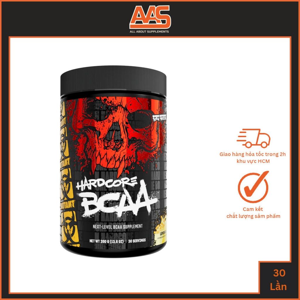 Bột Mutant Hardcore BCAA - 30 lần dùng từ Canada hương vị cực ngon