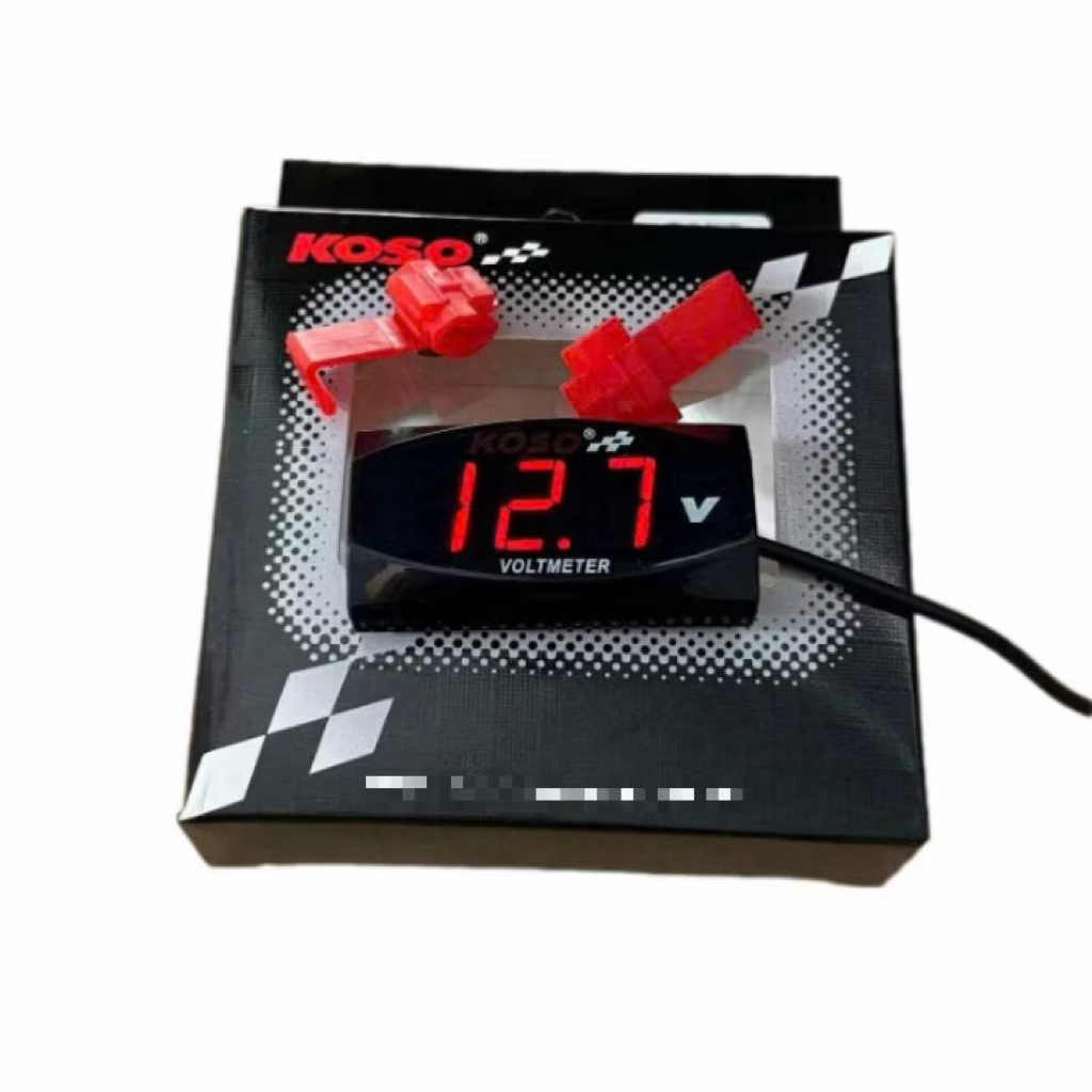 Đồng hồ báo Volt Koso chống nước 5-150 vol báo vol xe điện xe máy