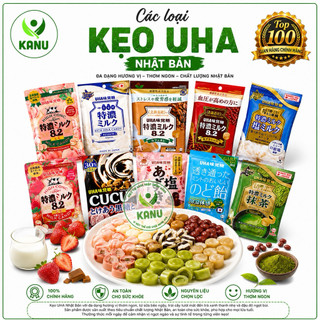 [10 vị] kẹo uha nhật bản (trà xanh - sữa bò - đậu đỏ - sữa muối - cafe)
