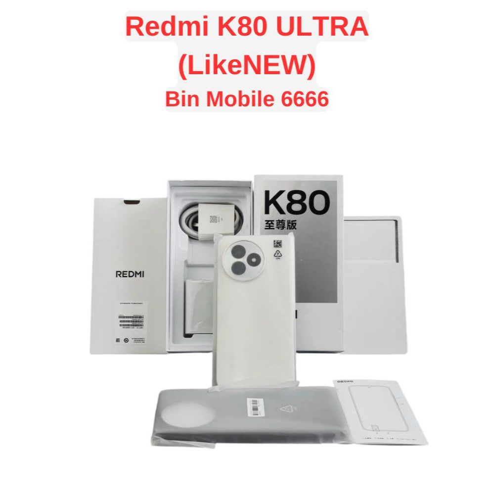 Điện thoại Xiaomi REDMI K80 Ultra likenew Dimensity 9400 Plus Pin 7410mAh