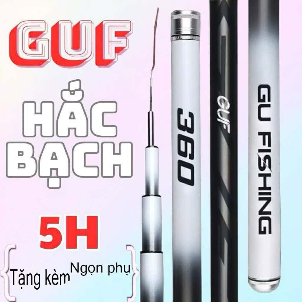 Cần câu :GUF -HẮC BẠCH 5H  28i tặng ngọn đầy đủ sai ạCần câu :GUF -HẮC BẠCH 5H  28i tặng ngọn đầy đủ
