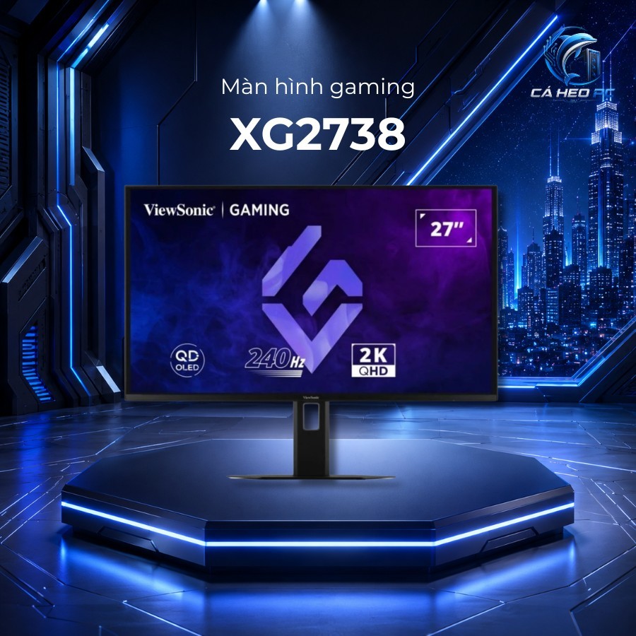 Màn hình ViewSonic XG2738-2K-OLED 27" QD-OLED 2K 240Hz Gsync