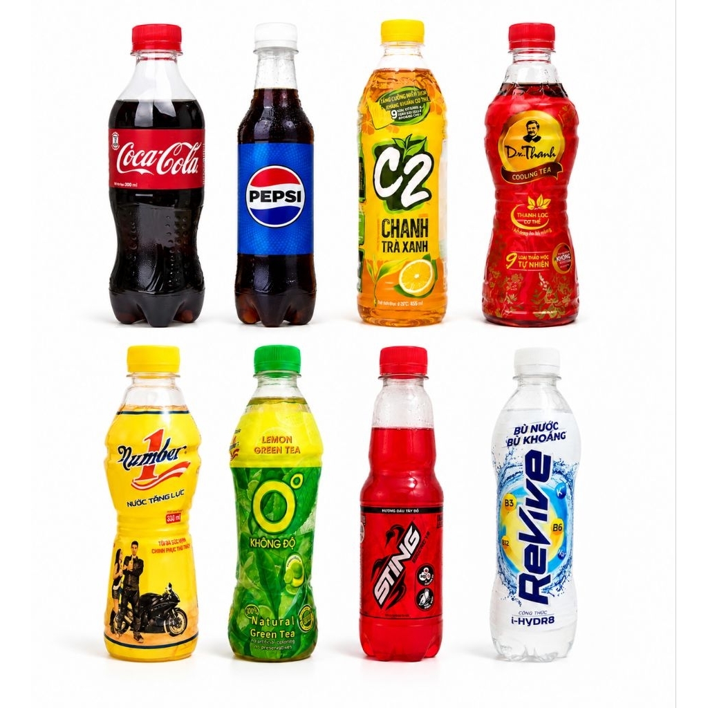 LẺ 1 Chai Nước giải khát các loại Number one| Sting đỏ+vàng| không độ| Dr Thanh| coca| pepsi giải khát