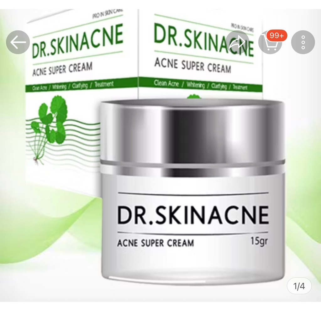 Kem Giảm Mụn DR SKINACNE Chính Hãng, Ngừa Thâm, Liền Sẹo - Skincare