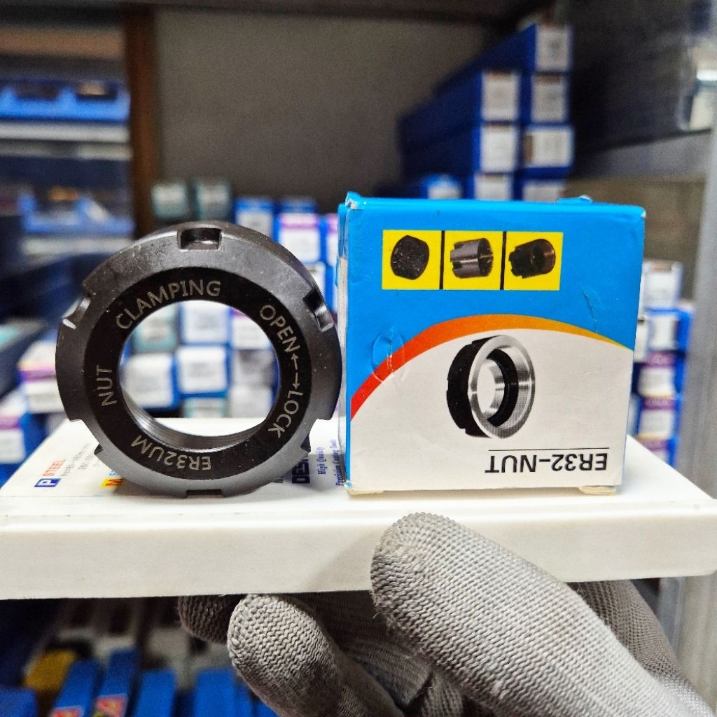Đai Ốc ER Chính Xác Cao ER11A, ER16A, ER20A, ER25UM, ER32UM – Nắp/Nút Vặn Collet ER Cho Đầu Kẹp CNC