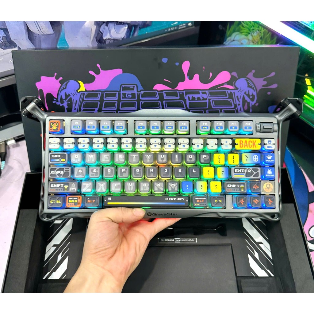 Bàn phím cơ GravaStar Mercury K1 Pro Special Edition – Cyberpunk , giá rẻ nhất thị trường