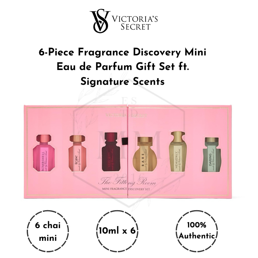 Moomoocos - Set nước hoa mini 6-Piece Fragrance Discovery Mini Eau De Pafume Gift Set