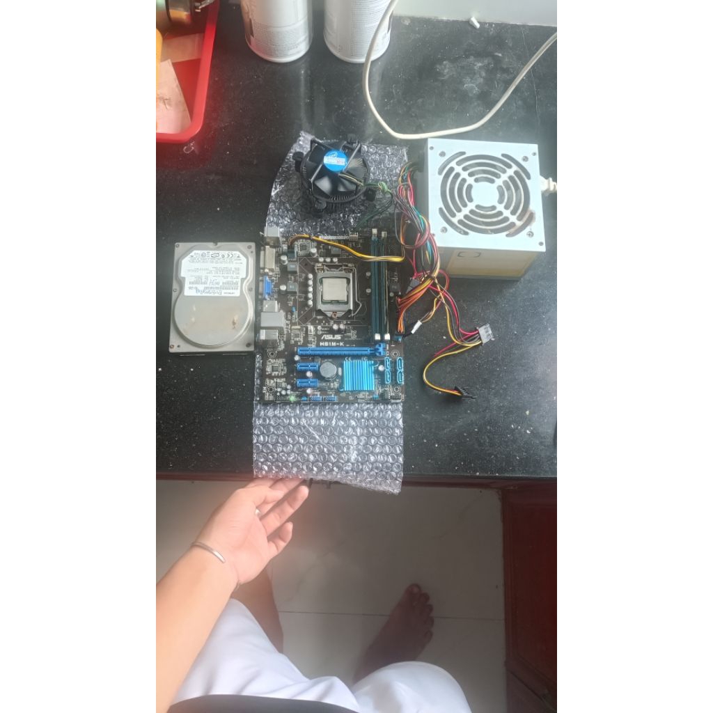combo h61 m chip g550 ram 2g hdd 32g nguồn 700w cũ