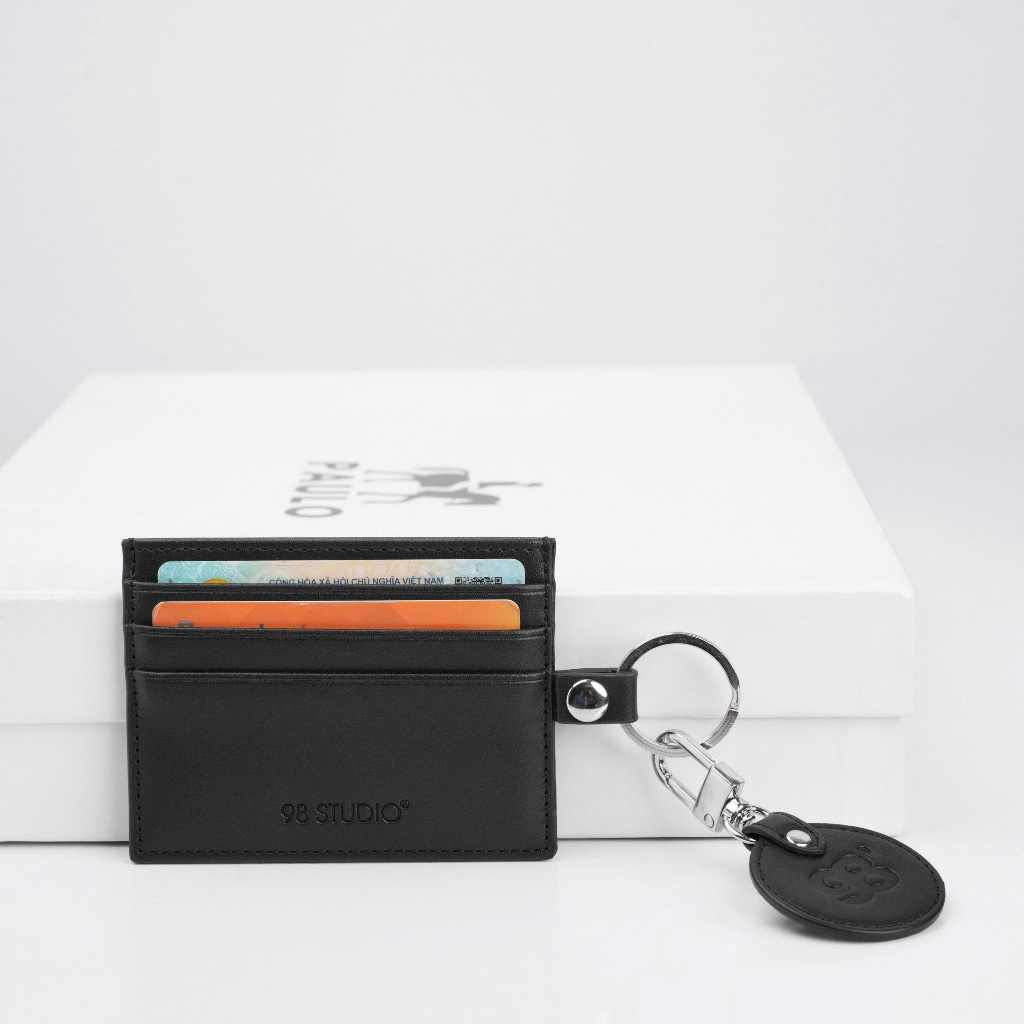 [SVIP] - Ví mini đựng thẻ 98stu Card Holder da Microfiber có móc khóa