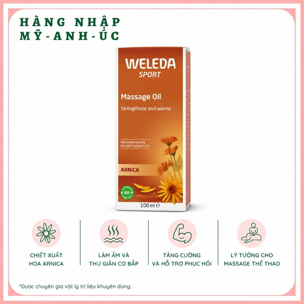 Weleda Sport Arnica Massage Oil 100ml