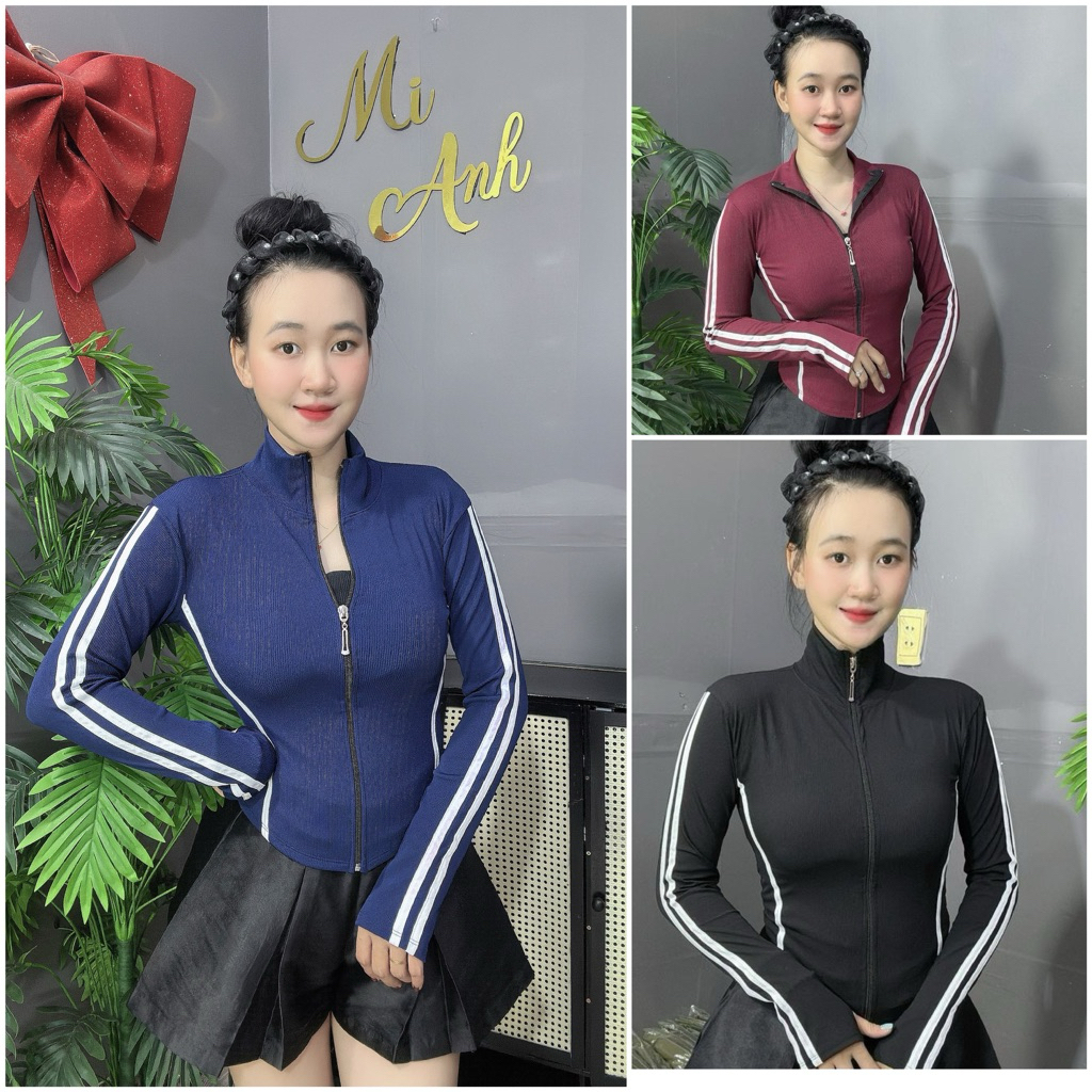 (MÃ E20) Áo Khoác Ủ Kem Cổ Lọ Viền Sọc Tay CÓ 2 TÚI TRONG MÃ E20, áo Khoác ủ ke