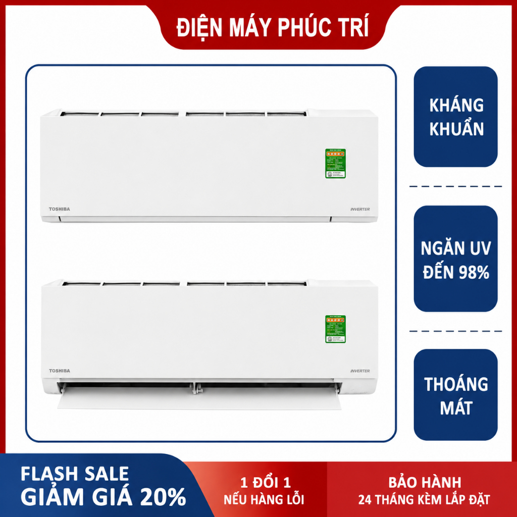 Máy Lạnh Toshiba model RAS H18E2KCVG-V/H18E2ACVG-V