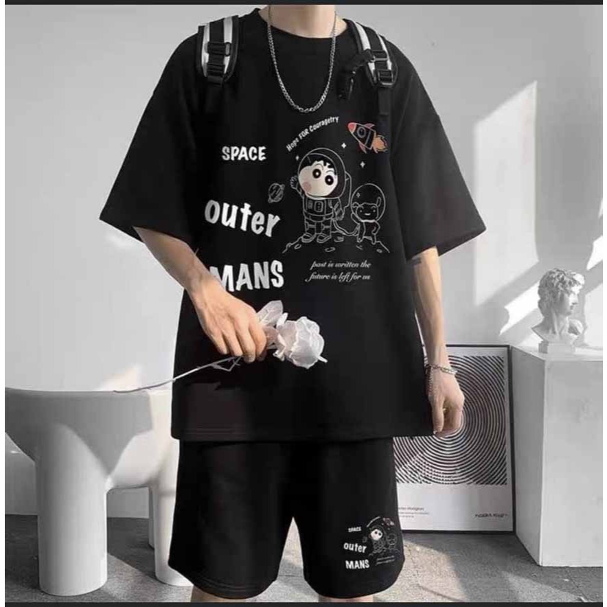 Bộ quần áo thể thao nam CUSIN, đồ tập gym thể thao chất vải co giãn mát mẻ K1
